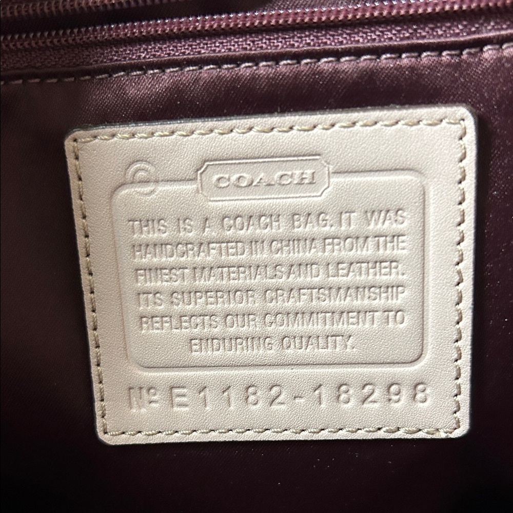 Coach Leather Shoulder Bag - Picture 7 of 7